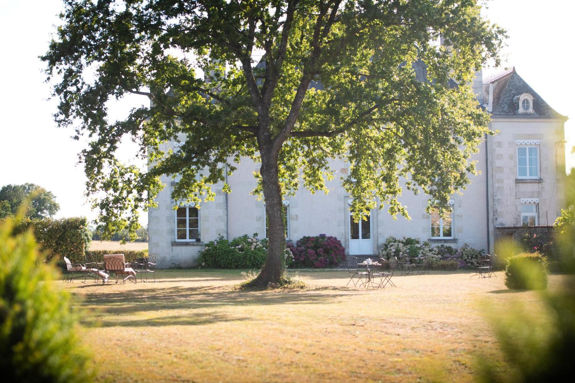 Domaine De La Briouse Bed and Breakfast Sanxay Exteriör bild